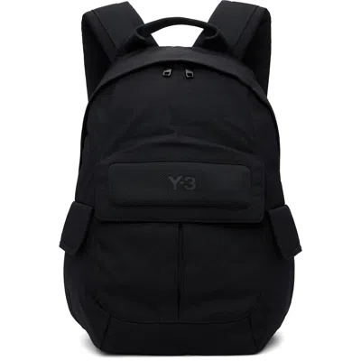 Y-3 Black Small Backpack