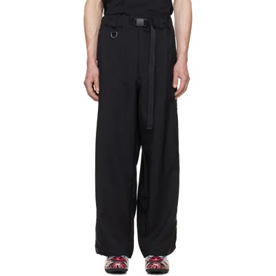 Y-3 Black Sport Uniform Adaptive 3-stripes Trousers
