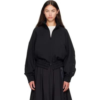 Y-3 Black Sport Uniform Adaptive Track Jacket