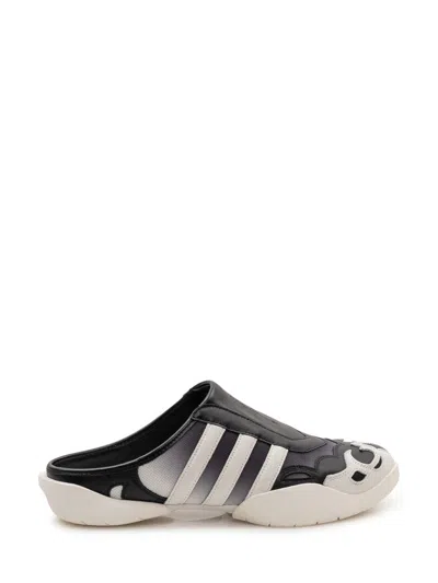 Y-3 Black Stripe Mules