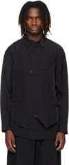 Y-3 Black Tailored Vest In Black