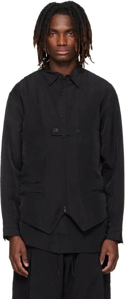 Y-3 Black Tailored Vest