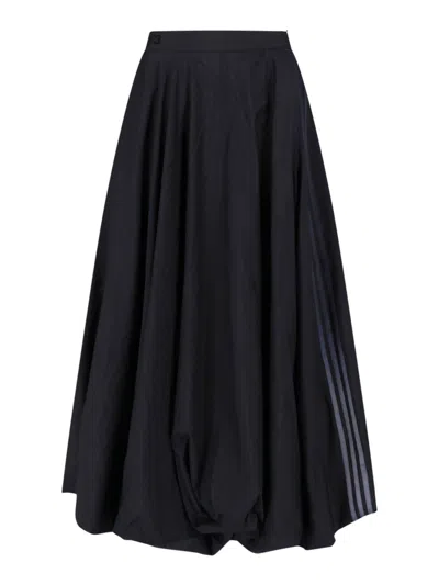 Y-3 Black Technical Polyamide Skirt