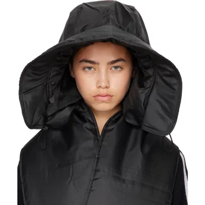 Y-3 Black  Padded Hooded Scarf