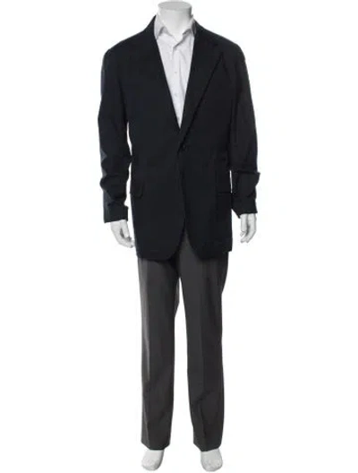 Pre-owned Y-3 Blazer In Blue