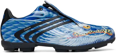 Y-3 Blue F50 Beast Sneakers In Black