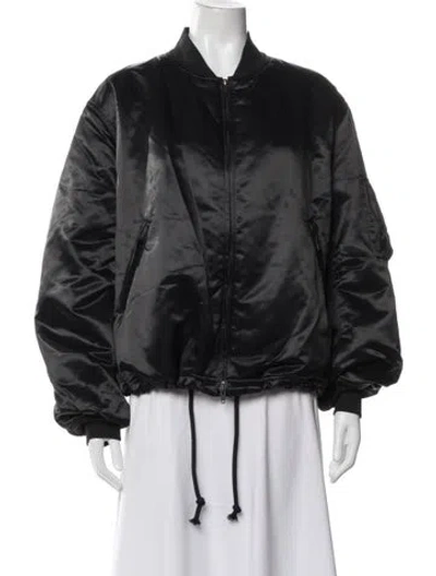 Pre-owned Y-3 Bomber Jacket In Black