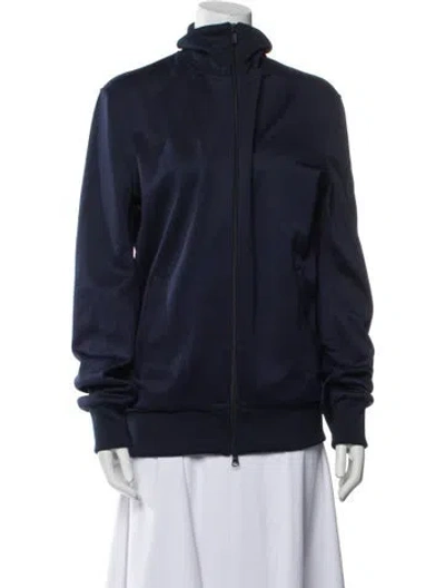 Pre-owned Y-3 Bomber Jacket In Blue