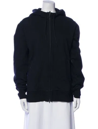 Pre-owned Y-3 Bomber Jacket In Blue