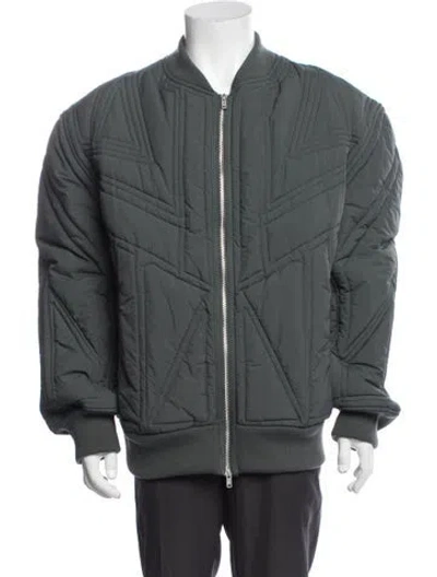 Pre-owned Y-3 Bomber Jacket In Green