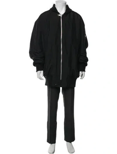Pre-owned Y-3 Bomber Jacket W/ Tags In Black