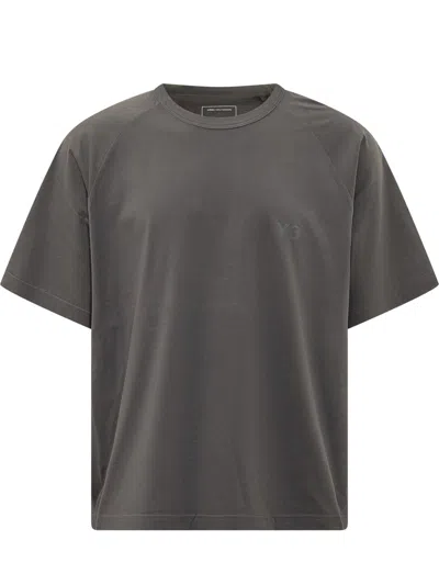 Y-3 Boxand Ss Tee In Gray