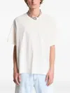 Y-3 Regular Fit Crew Neck Short Sleeve T-shirt In White