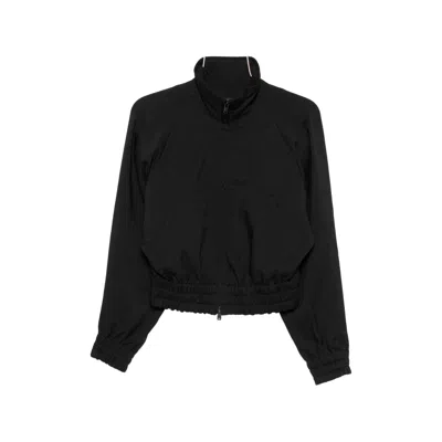Y-3 Button-detail Elasticated-waist Jacket In Black