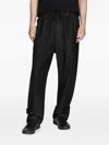 Y-3 Button-strap Jeans In Black
