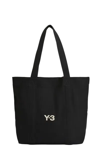 Y-3 Canvas Tote In Black