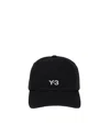 Y-3 Work Logo-detail Cap In Black