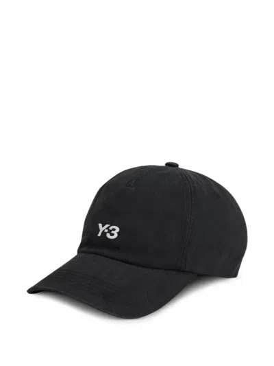 Y-3 Cappello Da Baseball Con Logo In Black