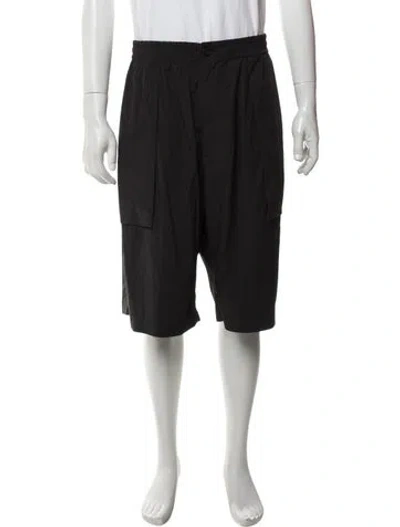 Pre-owned Y-3 Cargo Shorts In Black