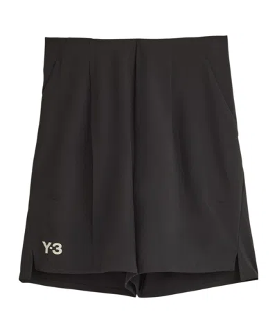 Y-3 Casual High-waisted Shorts In Black