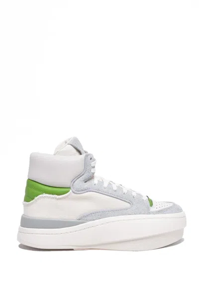 Y-3 Centennial Hi Sneakers - White In Multi