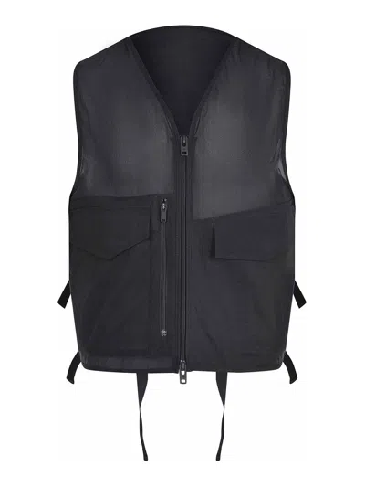Y-3 Vest Made Of  Nylon In Black