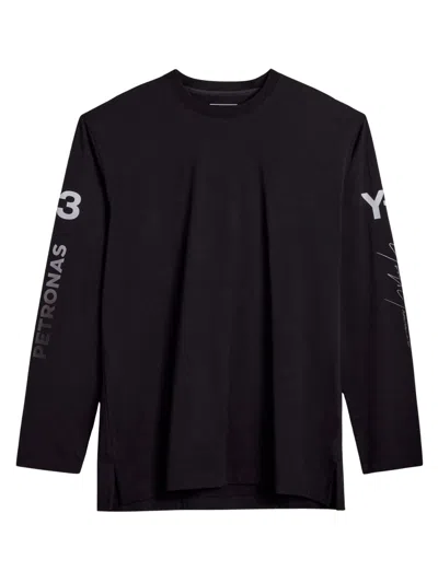 Y-3 Mercedes Amg Petronas Long-sleeve T-shirt In Black