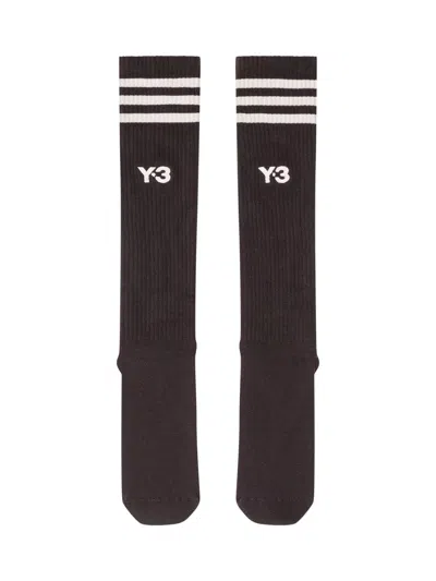 Y-3 Chic Ftbl Mini Socks In Burgundy