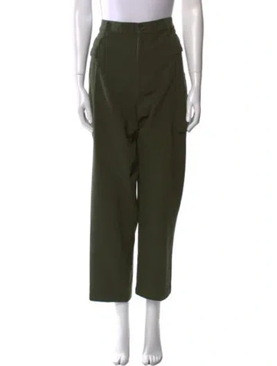 Pre-owned Y-3 Chinos In Green