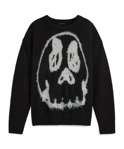 Y-3 CHITO GRAPHIC KNITTED SWEATER
