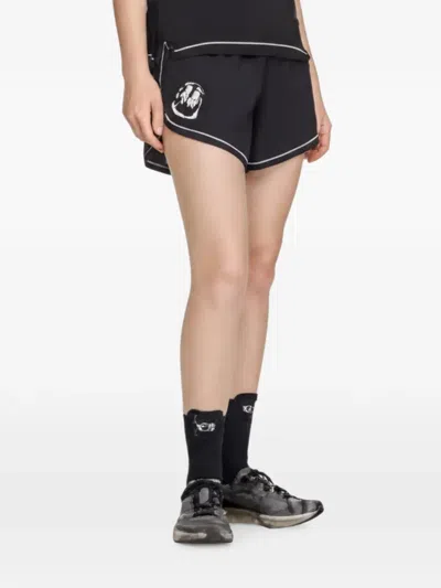 Y-3 Chito Graphic-print Shorts In Black
