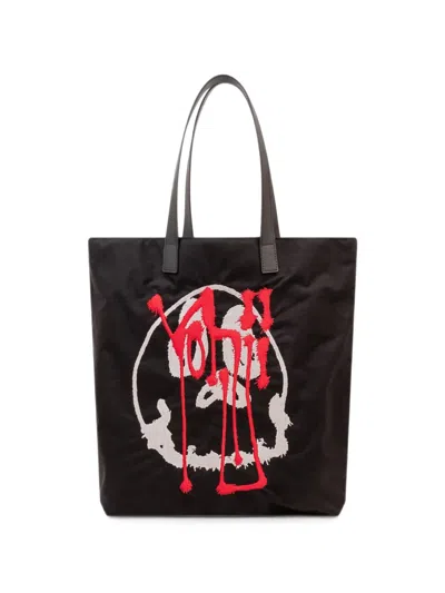 Y-3 Chito Graphic-print Tote Bag In Black