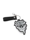Y-3 Chito Leather Keychain In Black