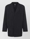 Y-3 Chore Jacket Belted Back Patch Pockets In Black