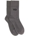 Y-3 Classic Crew Socks For Men In Gray