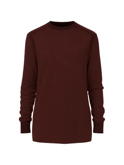 Y-3 Classic Logo-detail Knitted Crewneck Sweater In Blue