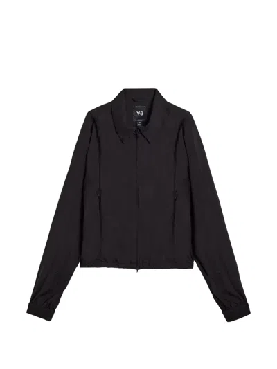 Y-3 Collared Zip Jacket In Black