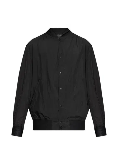 Y-3 Collegiate Ribbed Bomber Jacket In Black