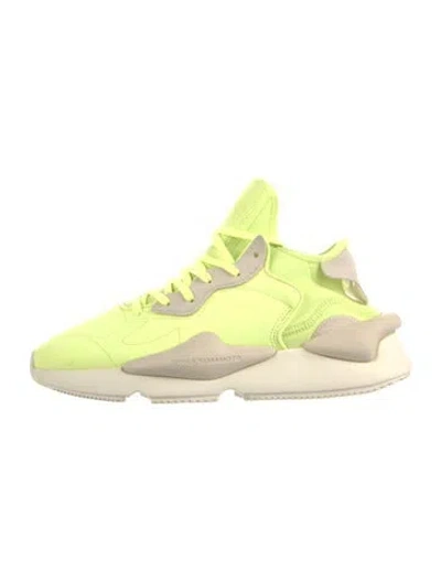 Pre-owned Y-3 Colorblock Pattern Sneakers In Yellow