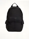 Y-3 Canvas Cotton Backpack With Pockets In Black