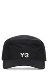 Y-3 Cotton Cap With Logo In Pattern