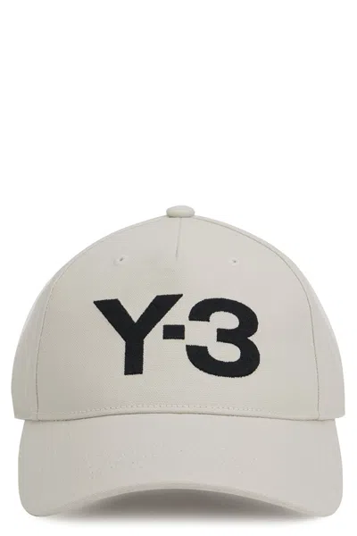 Y-3 Cotton Cap With Logo In White