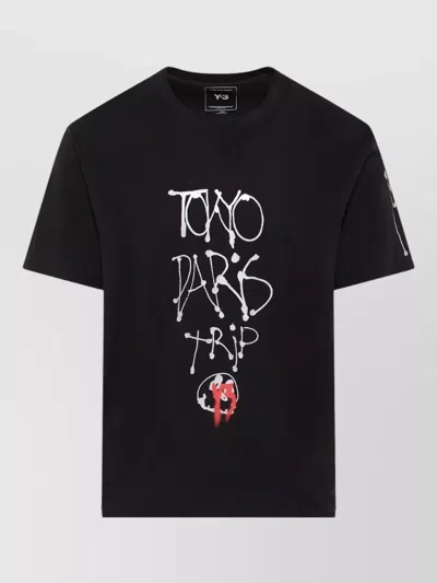 Y-3 Cotton City Gfx Short-sleeve T-shirt In Black