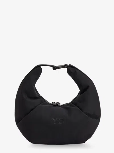 Y-3 Crescen Bag Cordura Handbag In Black