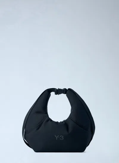 Y-3 Crescent Handbag In Black