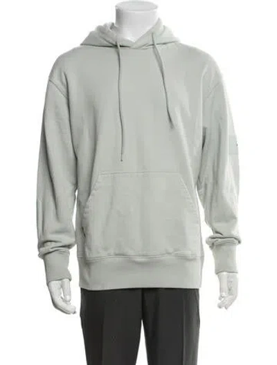 Pre-owned Y-3 Crew Neck Long Sleeve Hoodie In Green