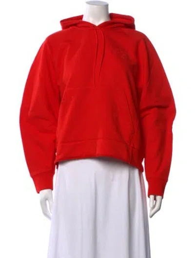Pre-owned Y-3 Crew Neck Long Sleeve Hoodie In Orange