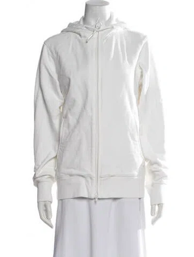 Pre-owned Y-3 Crew Neck Long Sleeve Hoodie In White