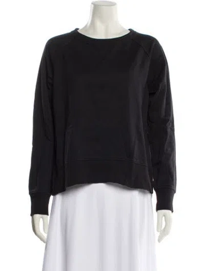 Pre-owned Y-3 Crew Neck Long Sleeve Sweatshirt In Black