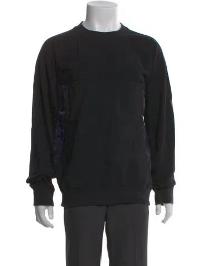 Pre-owned Y-3 Crew Neck Long Sleeve Sweatshirt In Black